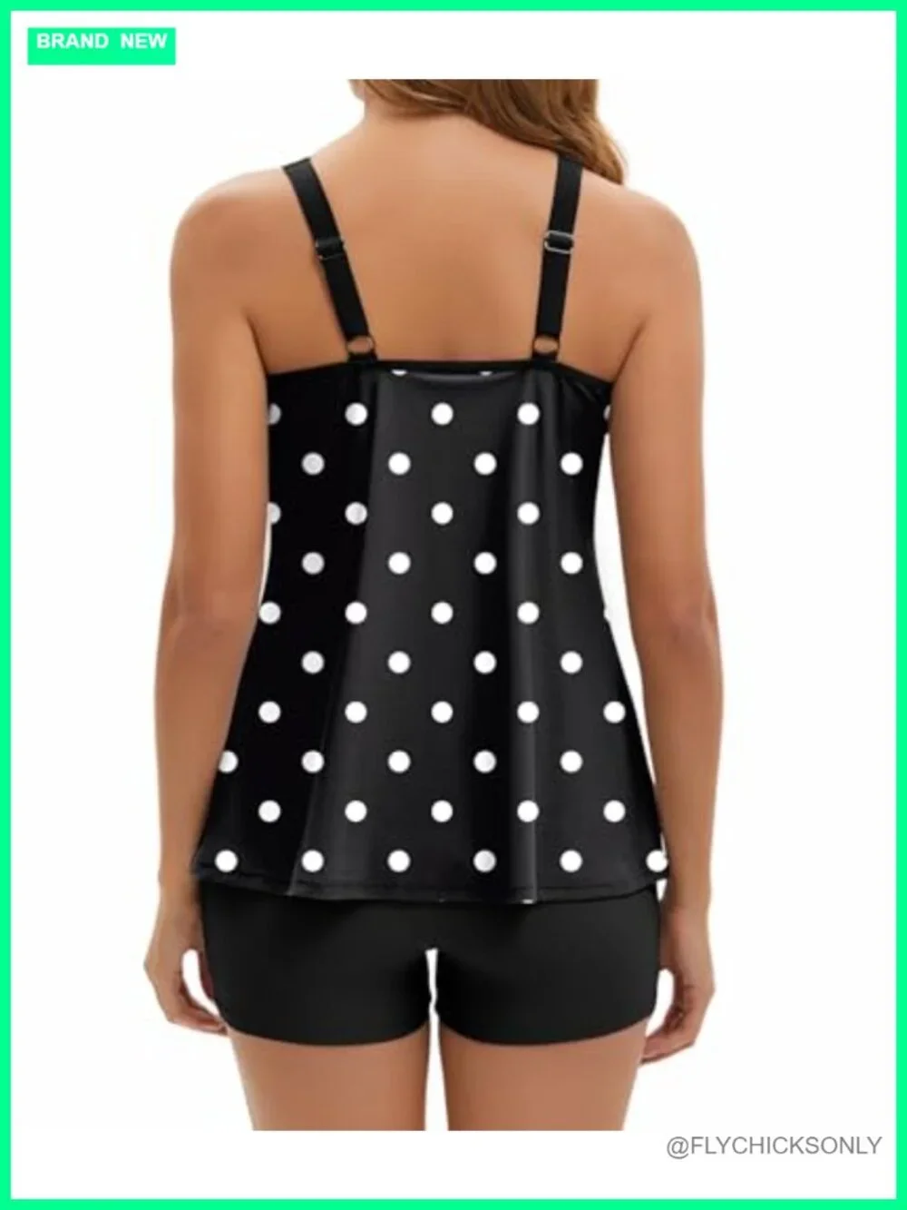 Women's Tankini Swimsuits 2 Piece Tummy Control UPF 30 Quick Dry Adjustable